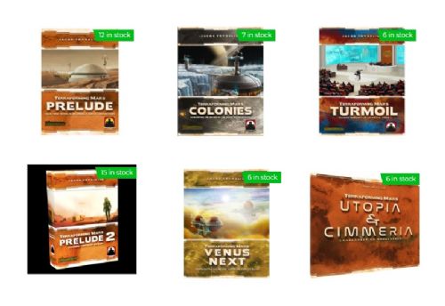 Terraforming Mars Restock